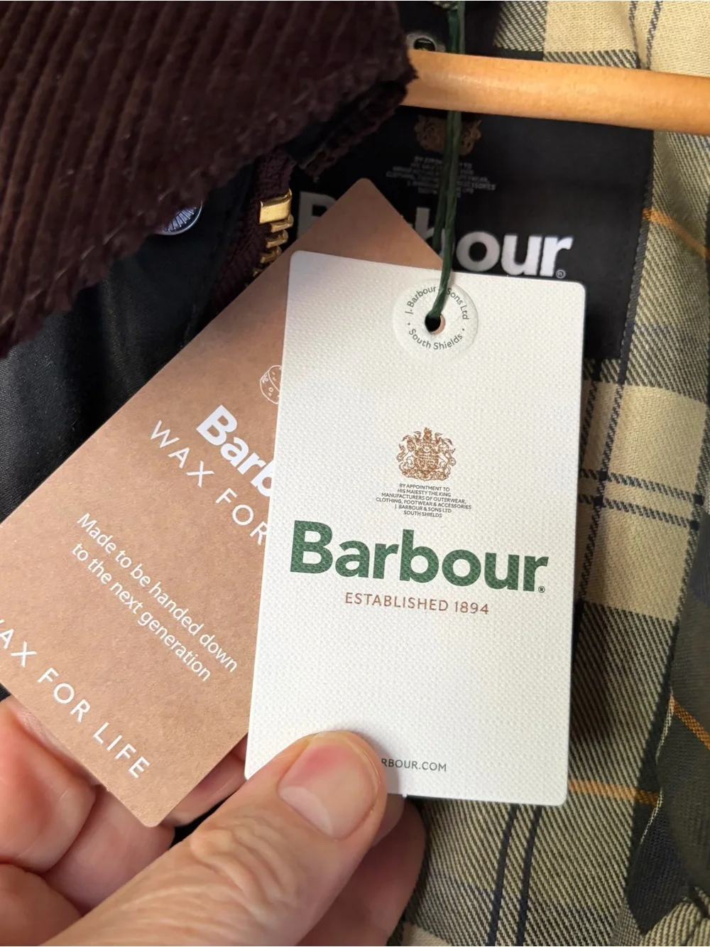 Barbour brand new
